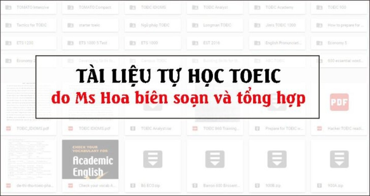 Tổng hợp tài liệu toeic miễn phí chất lượng cao 1